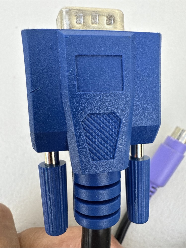 3-in-1 Universal Ultra Thin PS/2 KVM Cable