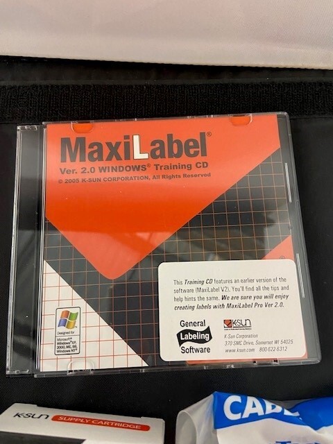 K-Sun Label Shop 2010PC Machine (2010-PC) Label Printer - NEW