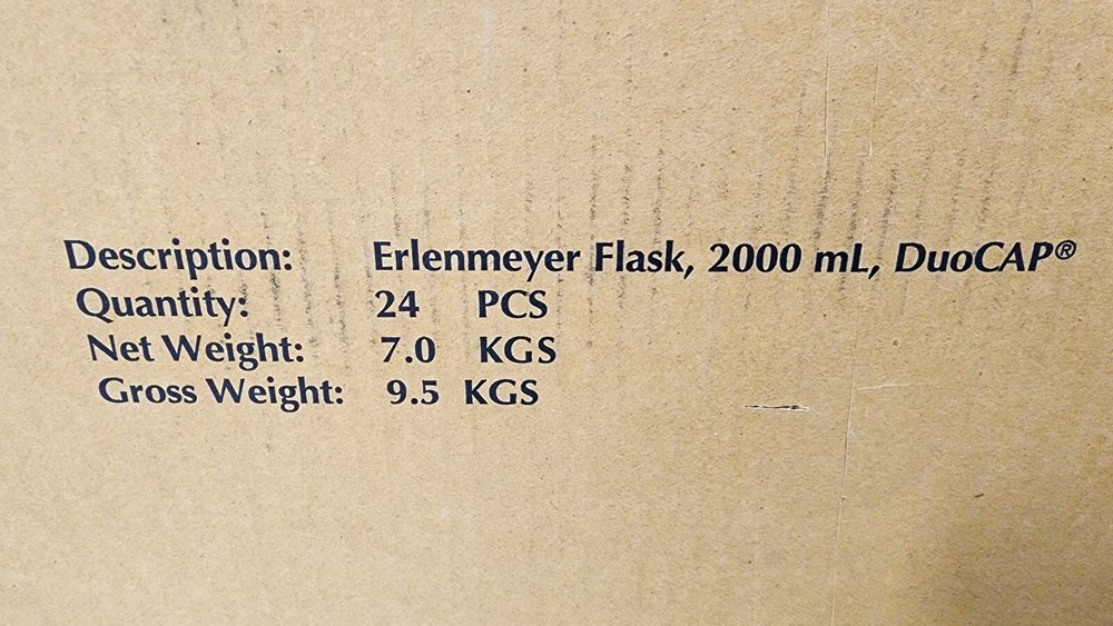 VWR 10126-408 Erlenmeyer Flasks, Vented Cap, Sterile