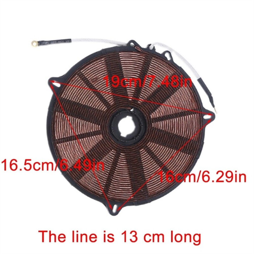 Induction Cooker Coil Cooking Component Heating 2000W 220V Universal Panel Copp❥