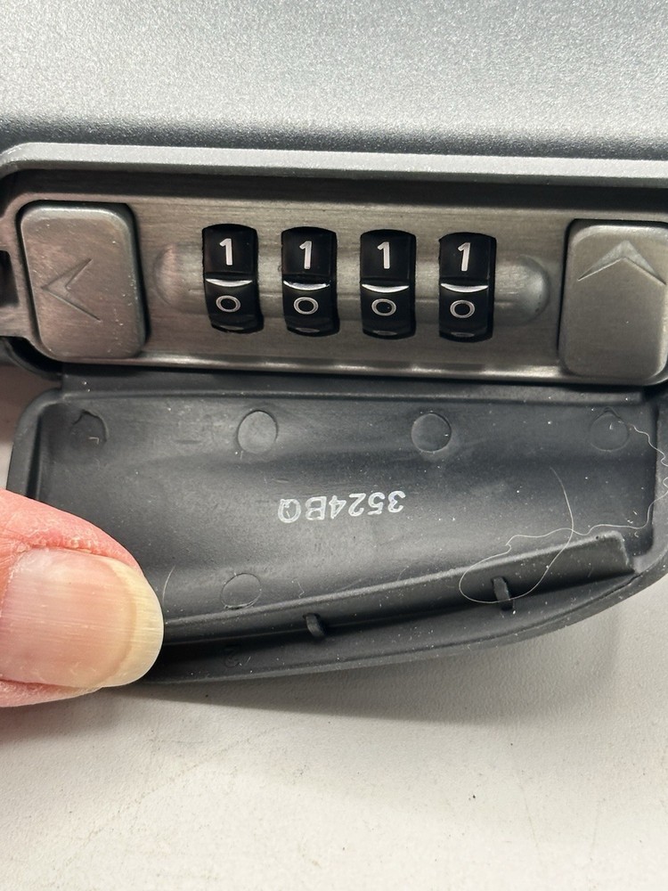 Master Lock 5900D Combination Portable Safe Gray Security For Your Small Items