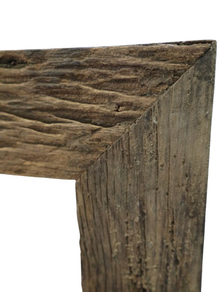 Rectangular Teak Wood Mirror – 130x80 Cm – 8 Cm Frame – Style