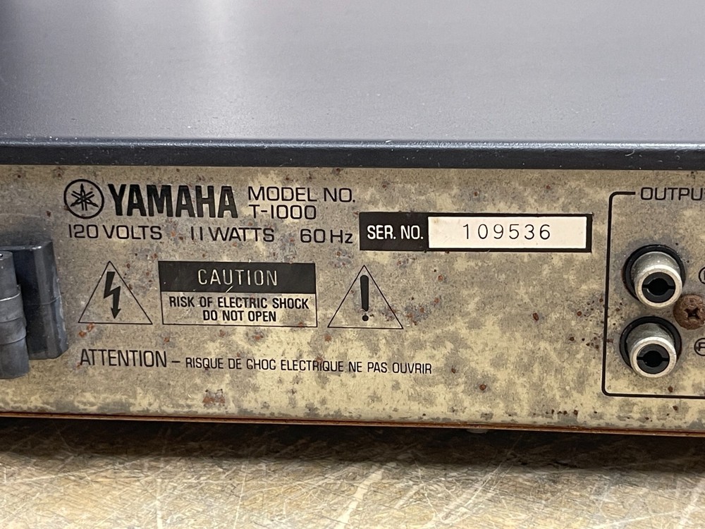 YAMAHA T-1000 Tuner