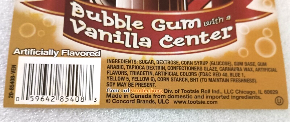 Dubble Bubble Root Beer Float Gum Machine Vending Display Card 2000s NOS NEW