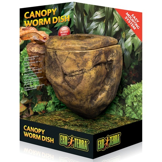 EXO TERRA CANOPY WORM DISH - PT-2825