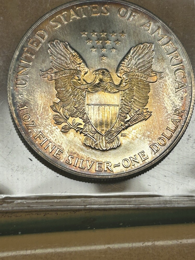 2000 Silver Eagle Beautiful Toning