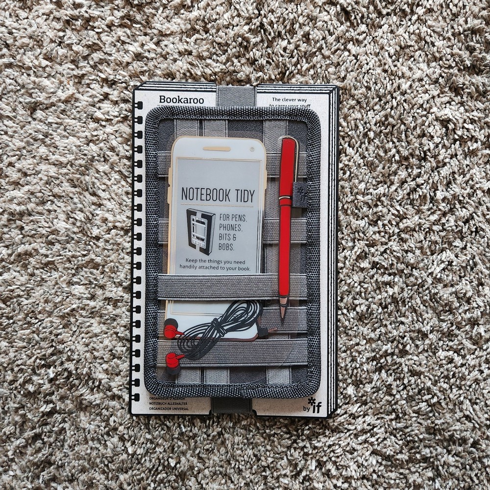 Bookaroo Notebook Tidy. (Charcoal Gray)