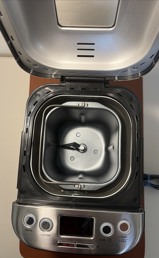 Cuisinart CBK-110 Bread Machine Stainless Steel 1.5lb 12 Programs LCD Timer