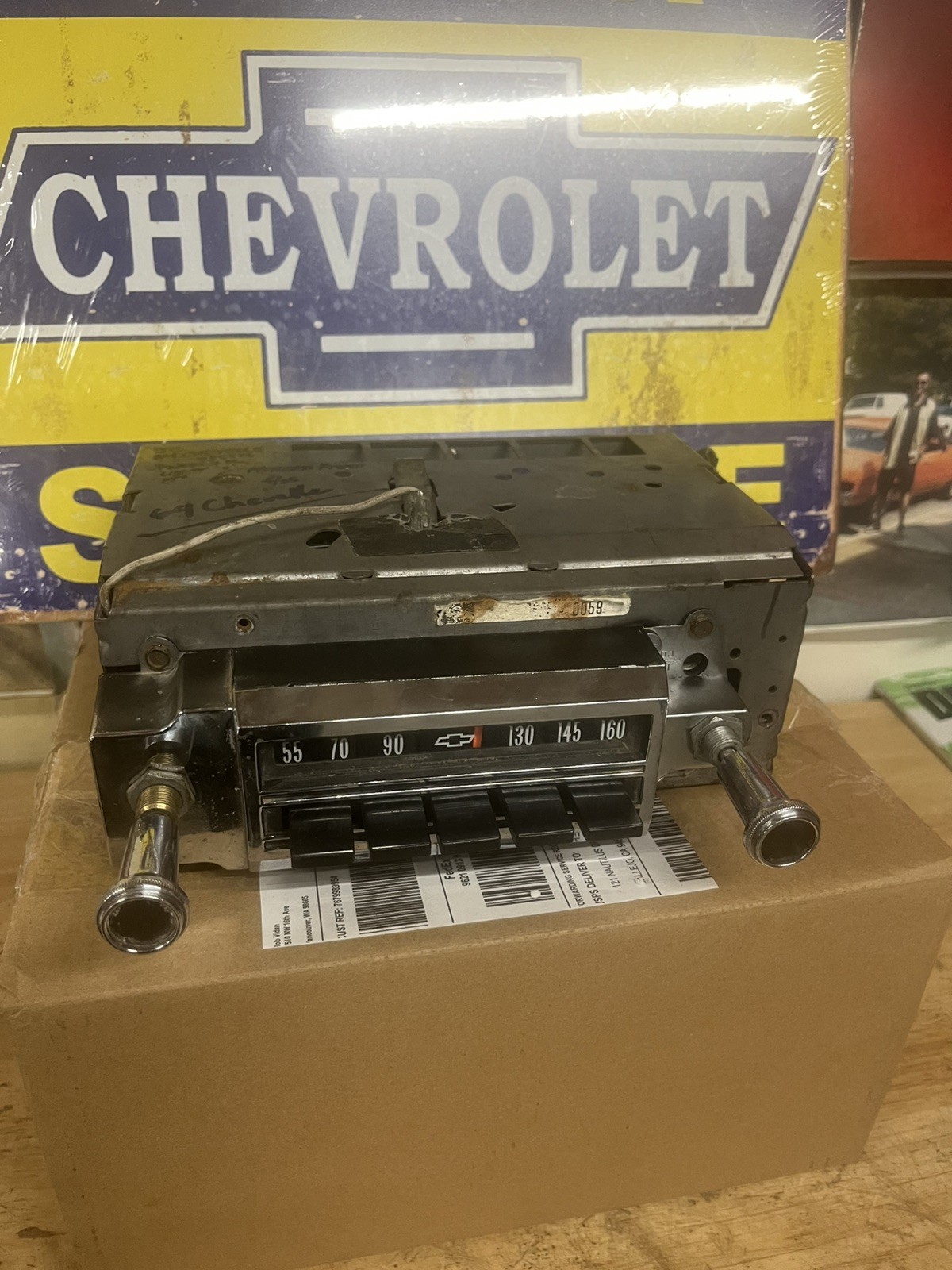 1964-65 El Camino Stock Delco AM radio ((Works))