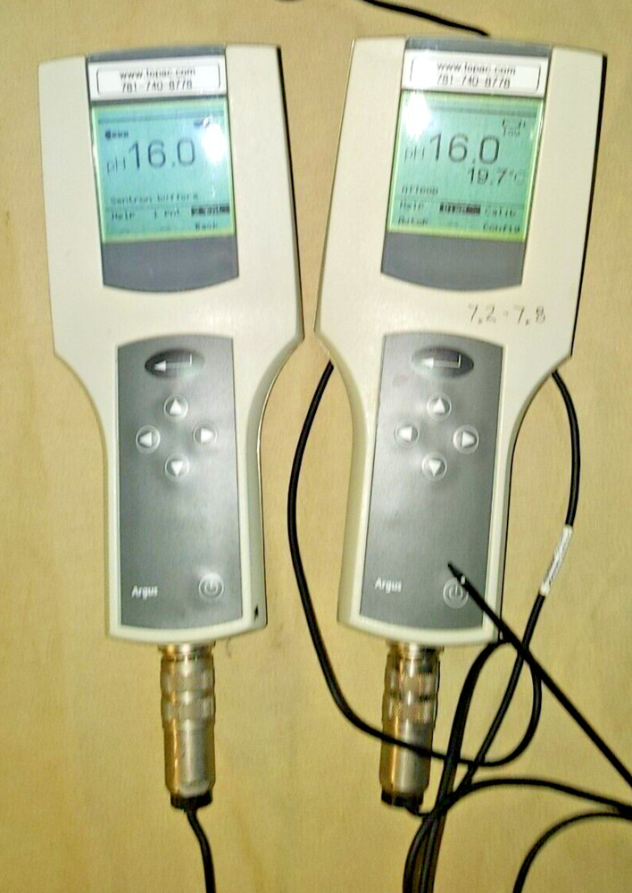 Sentron Argus Ph meter System Handheld with probes and buffers (2 units)