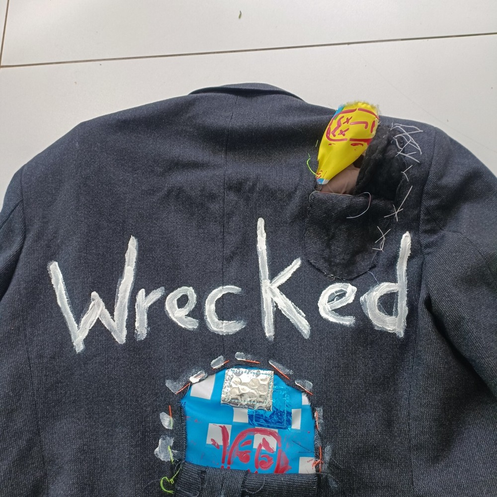 Paul McNeil Customised / DECONSTRUCTED VINTAGE JACKET Size XL - UNIQUE