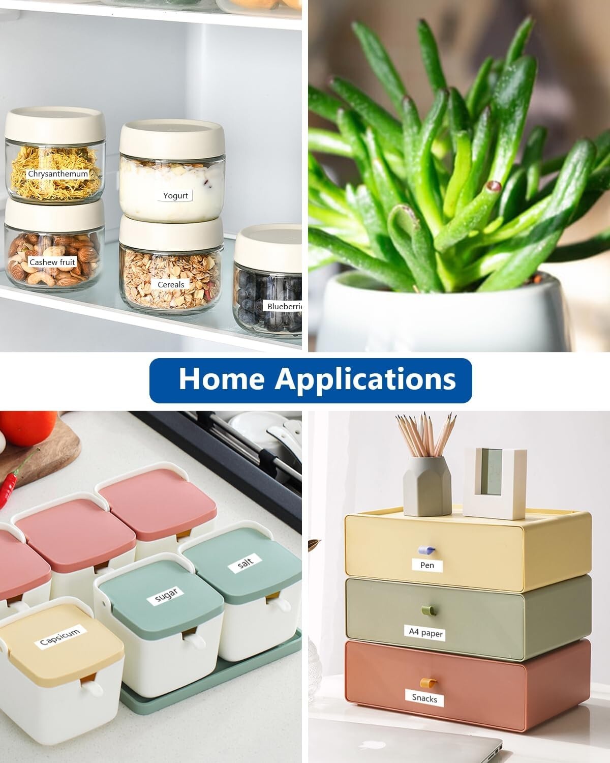 6PK Label Maker Tape 12mm Laminated for Brother P-Touch TZ-231 TZe-231 PT-D210