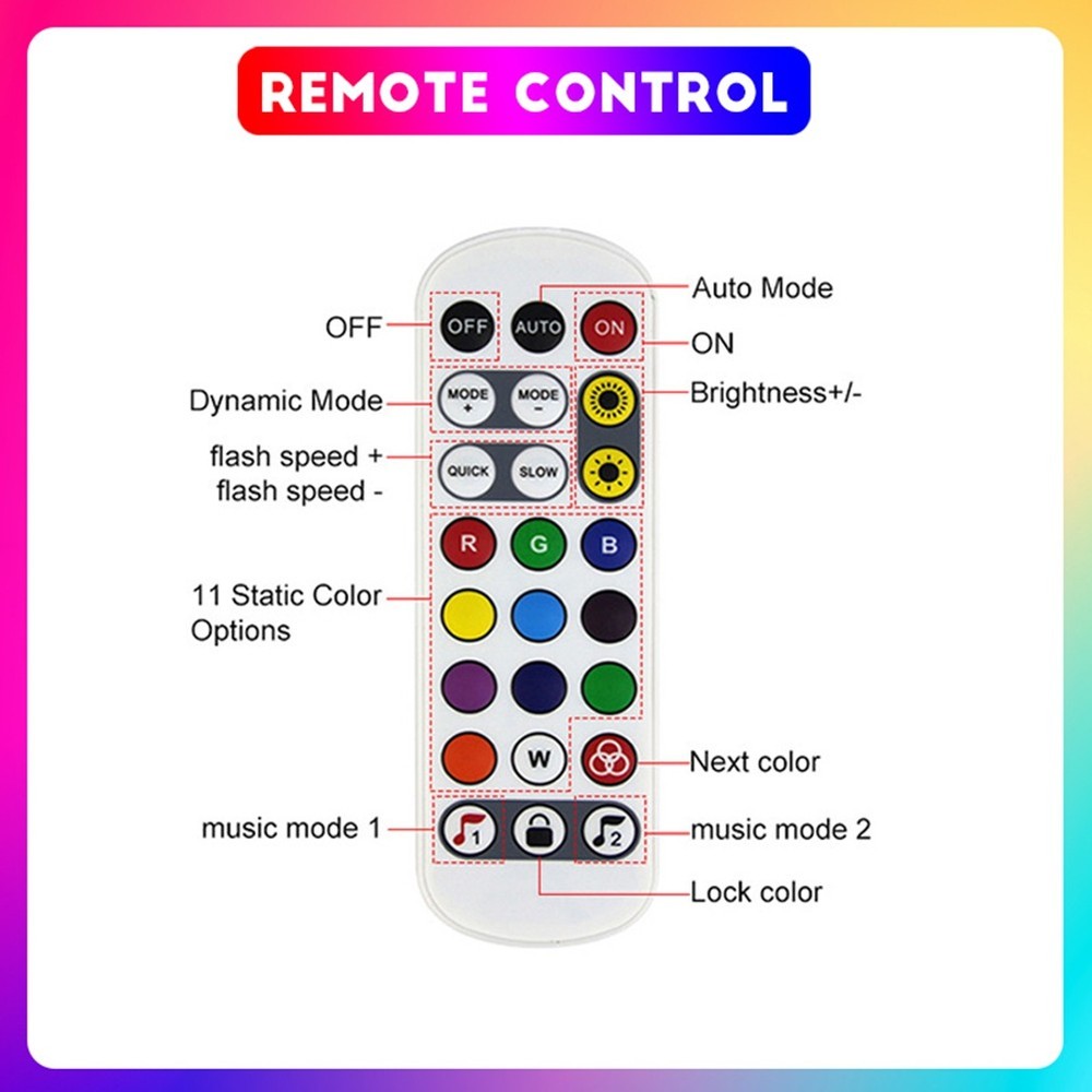 TUYA Addressable Controller with 24Keys Remote Control for Smartlife6979