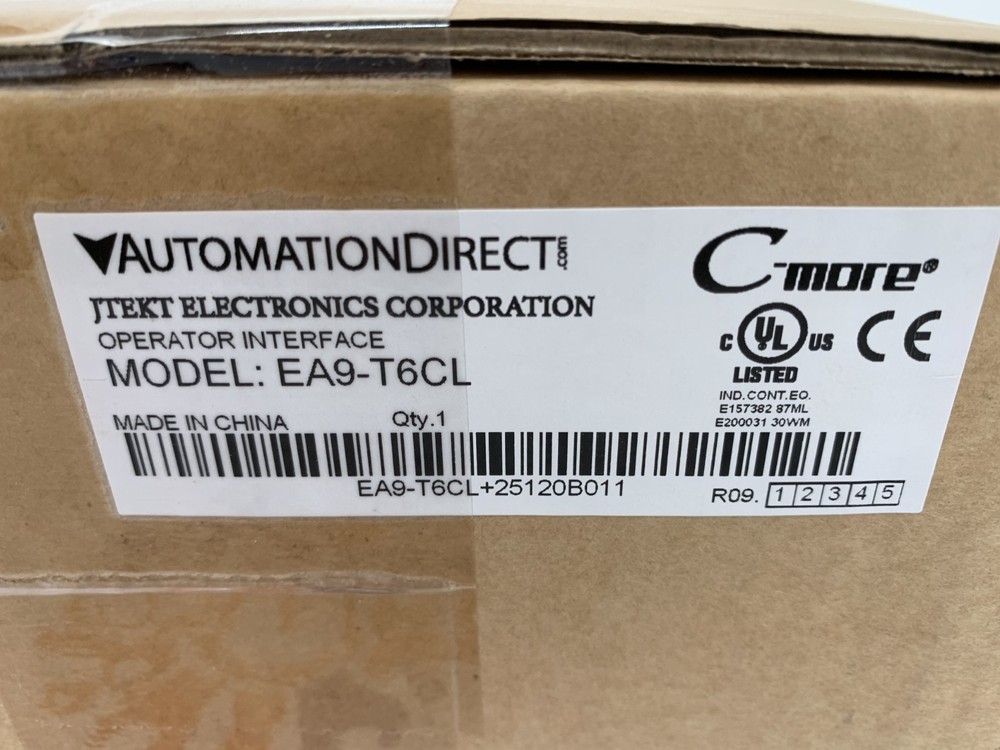 Automation Direct EA9-T6CL 6" Color TFT LCD Touchscreen Operator Interface