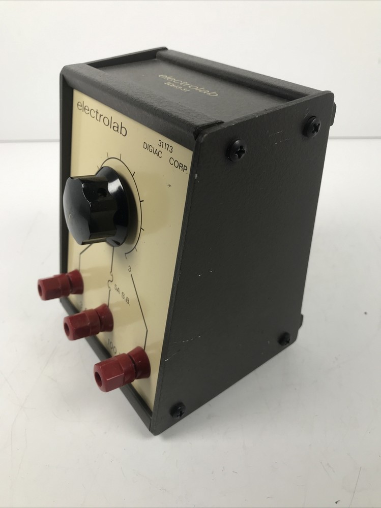 Electrolab EC626-51 3 Ohm 100 Watt Vintage Switch Device Testing