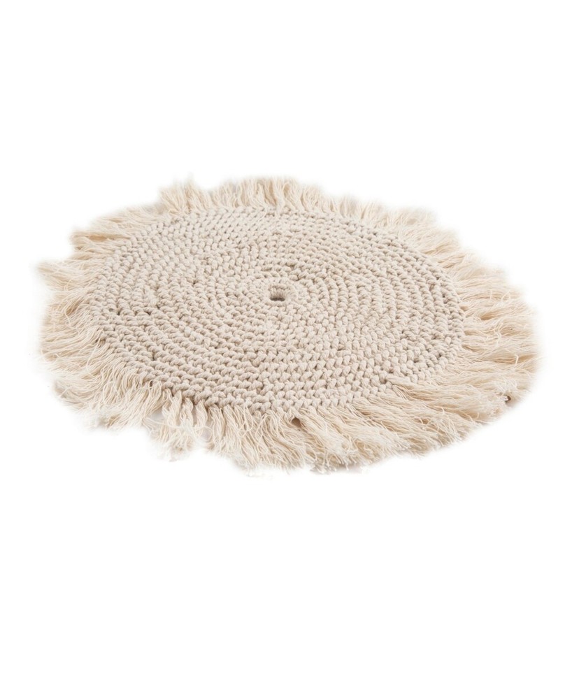Thirstystone 262857 Modern Global Round Macrame Trivet