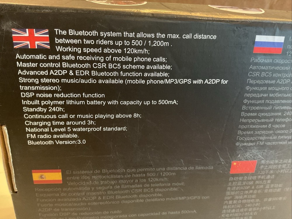 NEW V2-1200 RIDERS Multi-people INTERCOM Headset Motorcycles Netphone Bluetooth