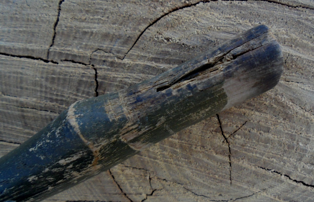 Original US Army OD Green WWII Era HATCHET AXE ":Handle Olny" no head