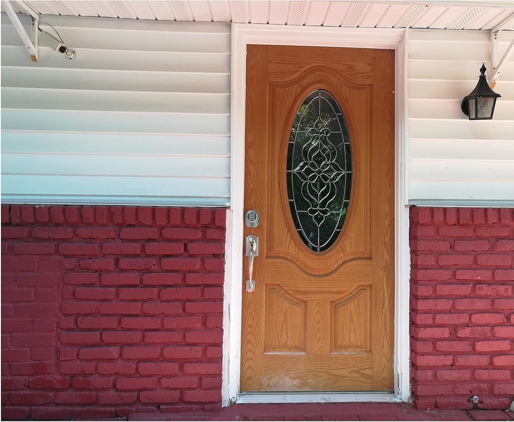 Keypad Door Knob Lock Auto-Lock 3 sec 8 User Codes Master Code LED Backlit Key