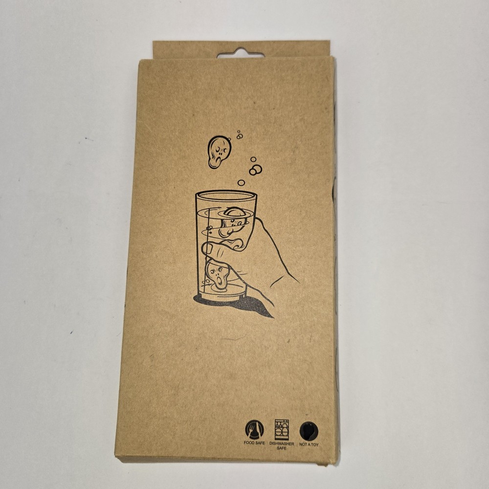 New The Scream Ice Cube Tray - Edvard Munch - Makes 12 Ice Cubes -