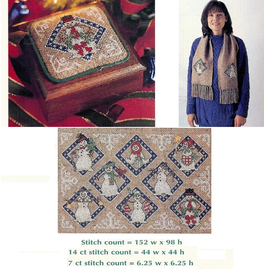 SNOFOLKS ON PARADE  CROSS STITCH  PATTERN ONLY    PY - EEUV