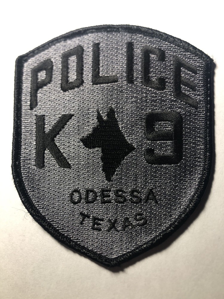 Odessa Texas Police K9 Patch ~ RARE