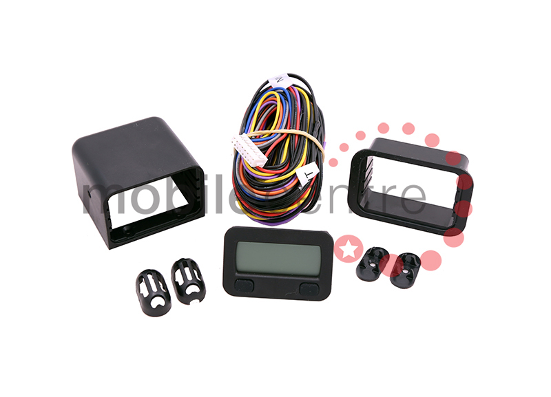 Check Temp Time Internal & External car temperature guage vehicle thermometer