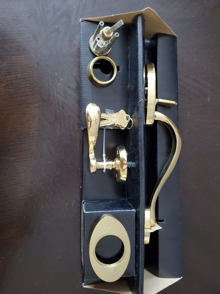 Solid Brass Entrance Handleset Model # 5000