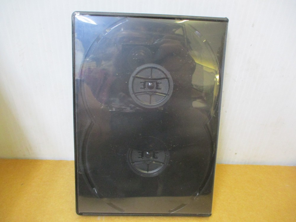 3 Disc Triple CD DVD Black Case