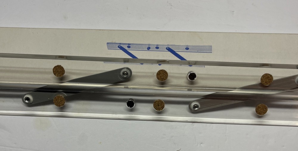 Vintage The C-Thru Ruler Co. Hinged Parallel Drafting Ruler