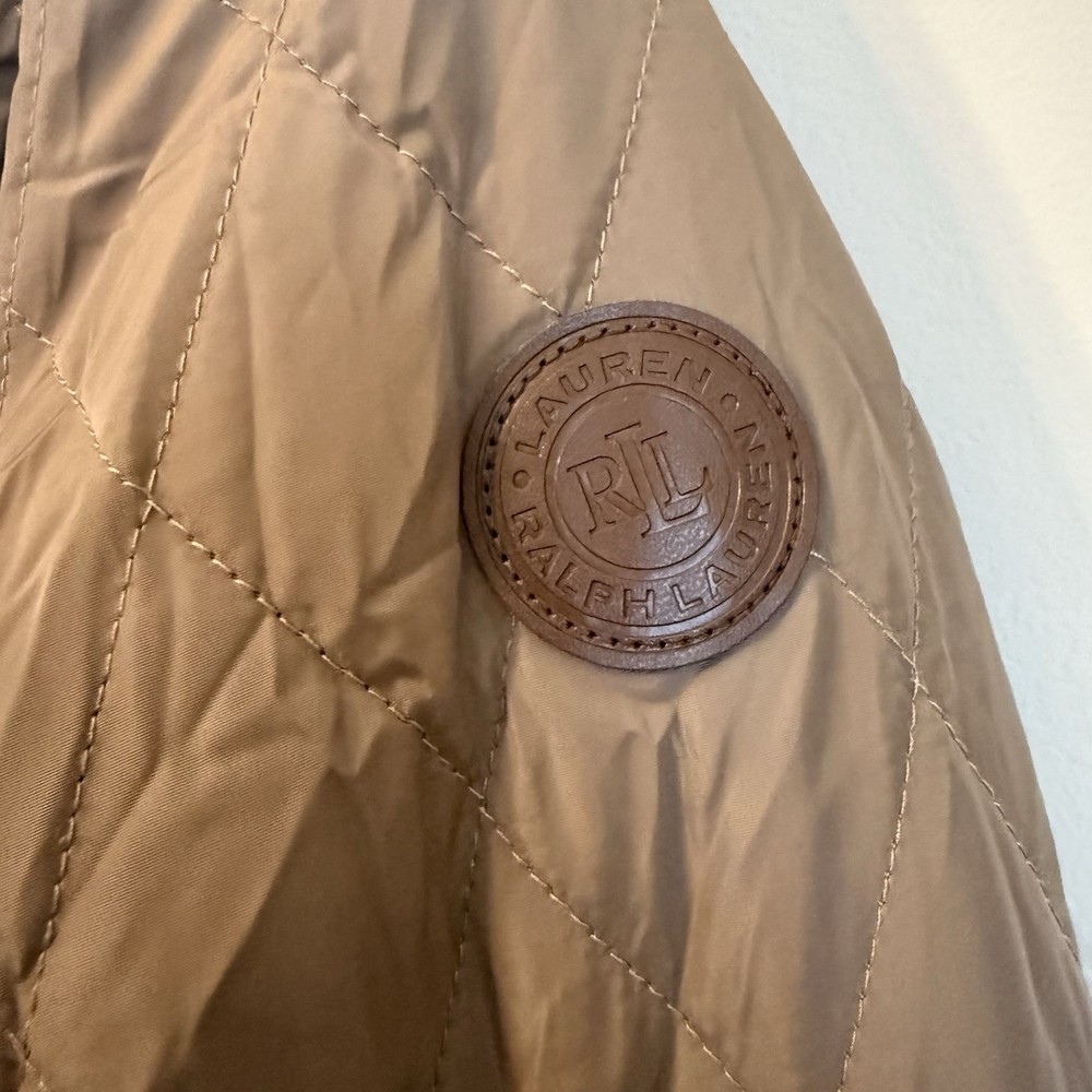 Ralph Lauren Brown Quilted Jacket Size Small