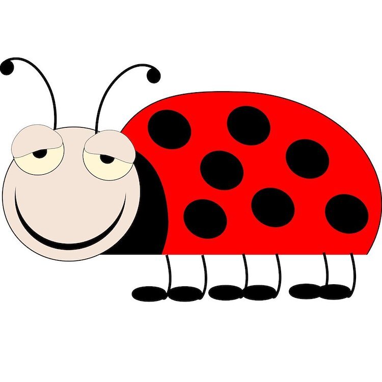 CafePress Ladybug Design 10" Wall Clock (631560913)