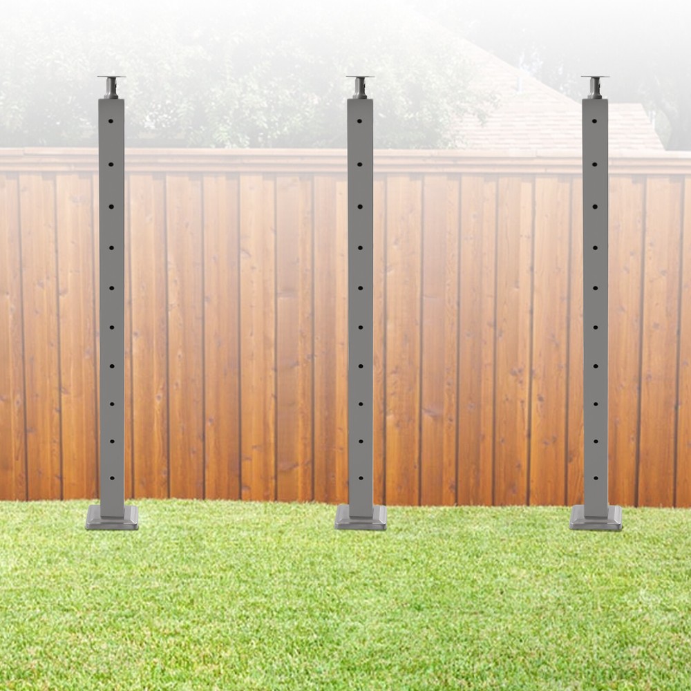 Modern 42inch Cable Railing Post 0-90?? Adjustable Outdoor Deck Handrail Railing