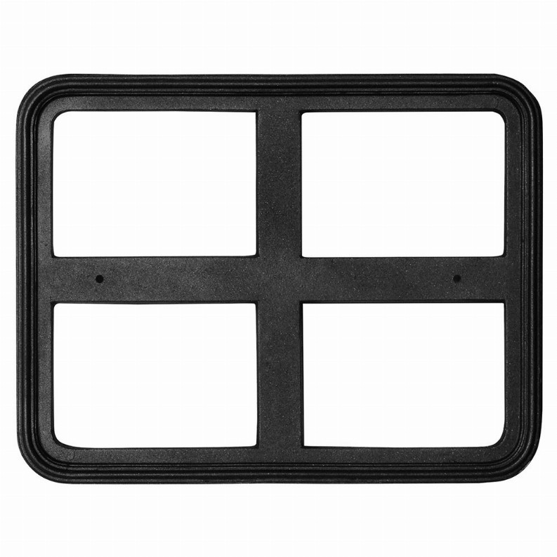 Rectangle Frame Black 6"x12"