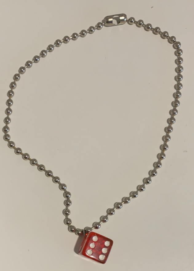 DICE Rockabilly Ball Chain Choker