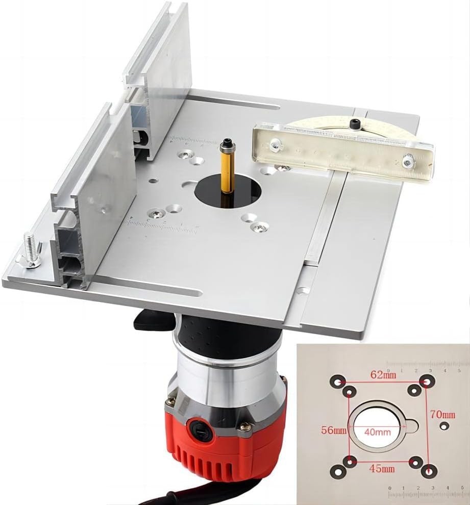 Precision Engineering Aluminum Router Insert Plate for Professional Woodworking
