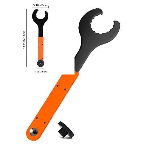 QKURT Bottom Bracket Wrench Compatible with Hollowtech II, External Cup BB...