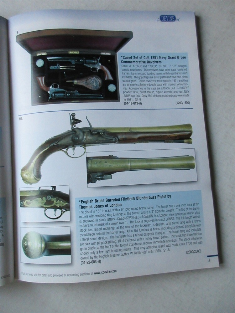 J.C. Devine Firearms Auction Catalog 2402 May 16, 2004