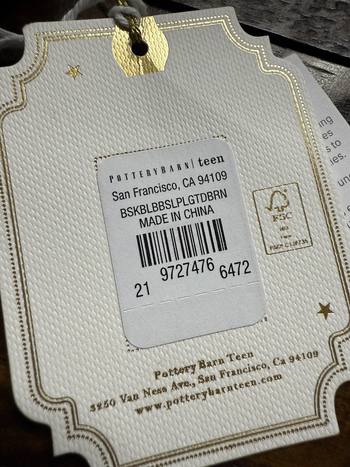 Pottery Barn Teen Basketball Beanbag Slip Cover - NWT Read