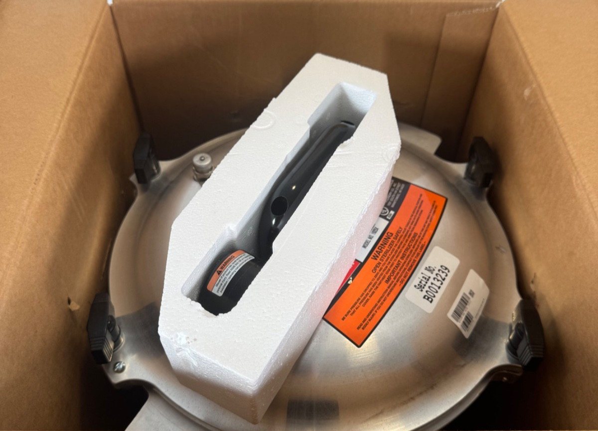 All American 1925X 25QT Heavy Cast Aluminum Autoclave Non-Electric Sterilizer