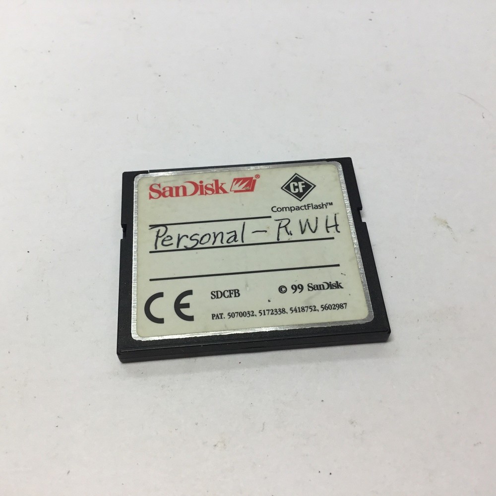 Sandisk 192 MB Compact Flash.