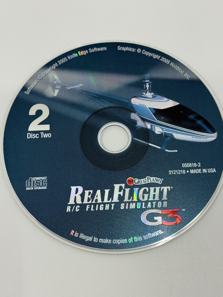 Great Planes RealFlight RC Flight Simulator G3 InterLink Plus - CIB -