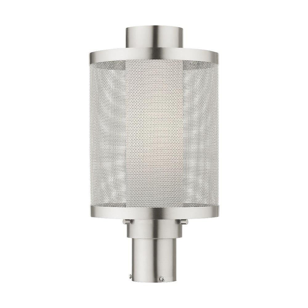 Lighting 20686-91 1 Light Brushed Nickel Post Light