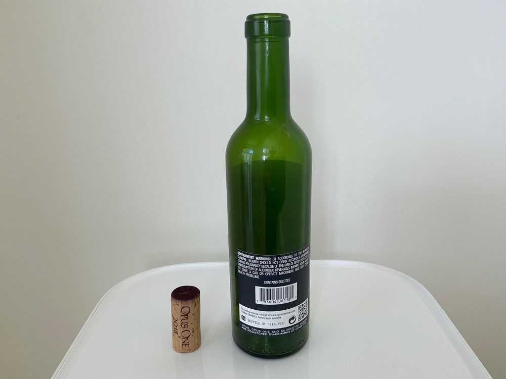 2018 Opus One Wine Bottle WITH CORK