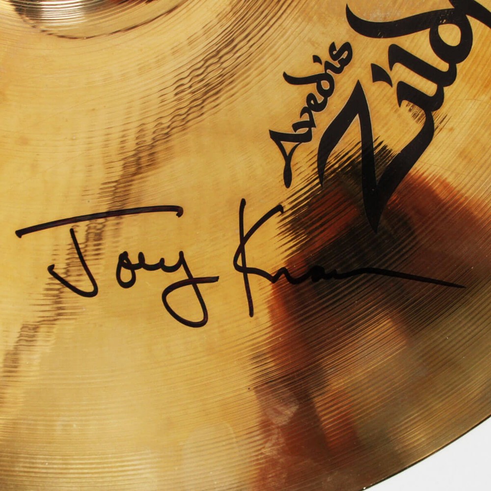 Aerosmith Signed Drum Symbol - COA JSA