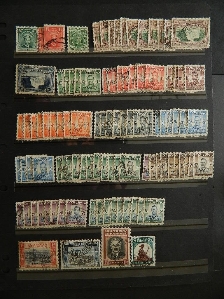 2312  SOUTHERN RHODESIA MULTIPLE COLLECTION  USED