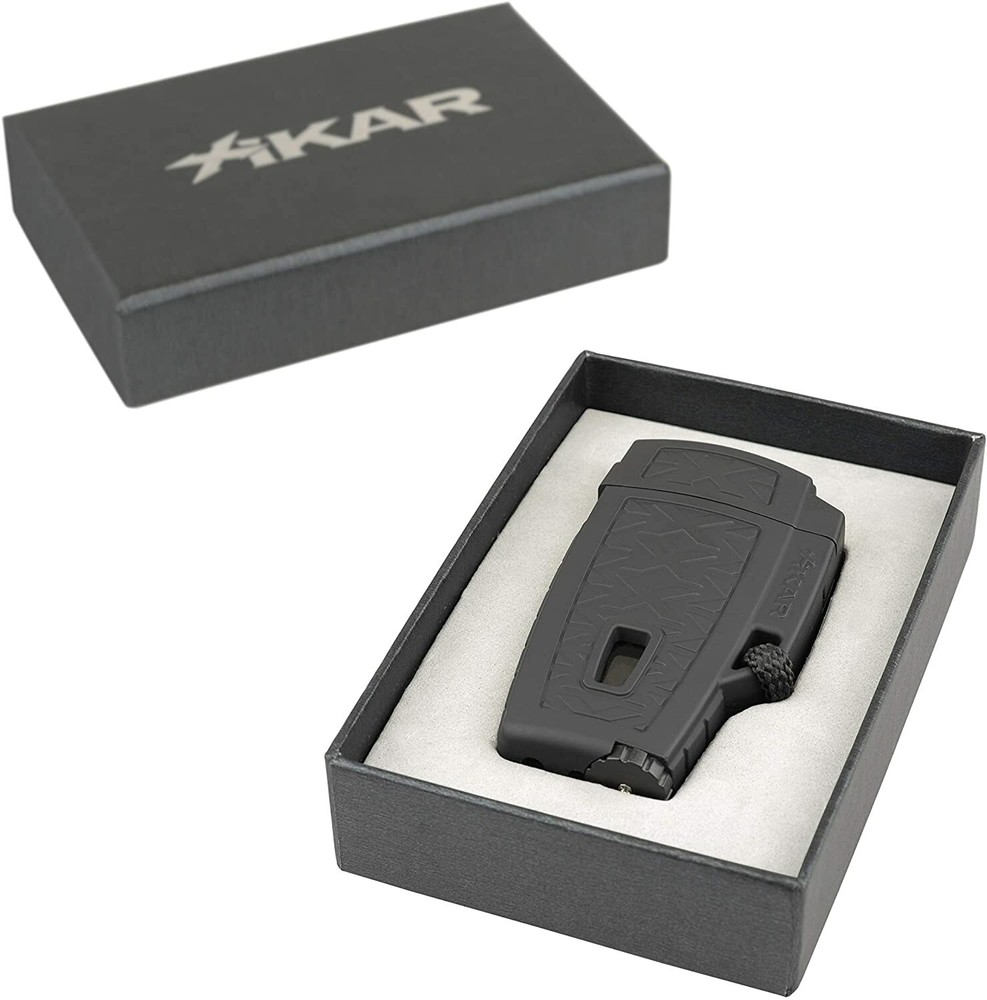Xikar Stratosphere II High Altitude Lighter, Single Jet Flame, Windproof