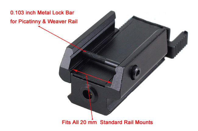 Tactical Compact Pistol Red Dot Laser Sight With Remote Switch For Glock