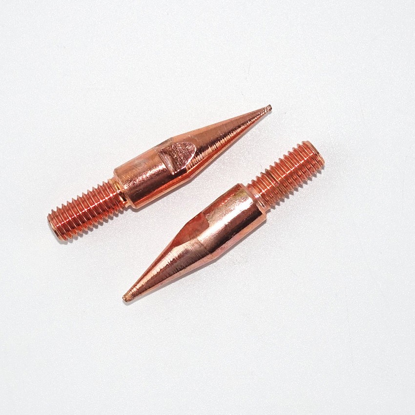2 Pcs Repair Car Dent Puller Quick Metal Spot Electrodes Welding Pull Auto