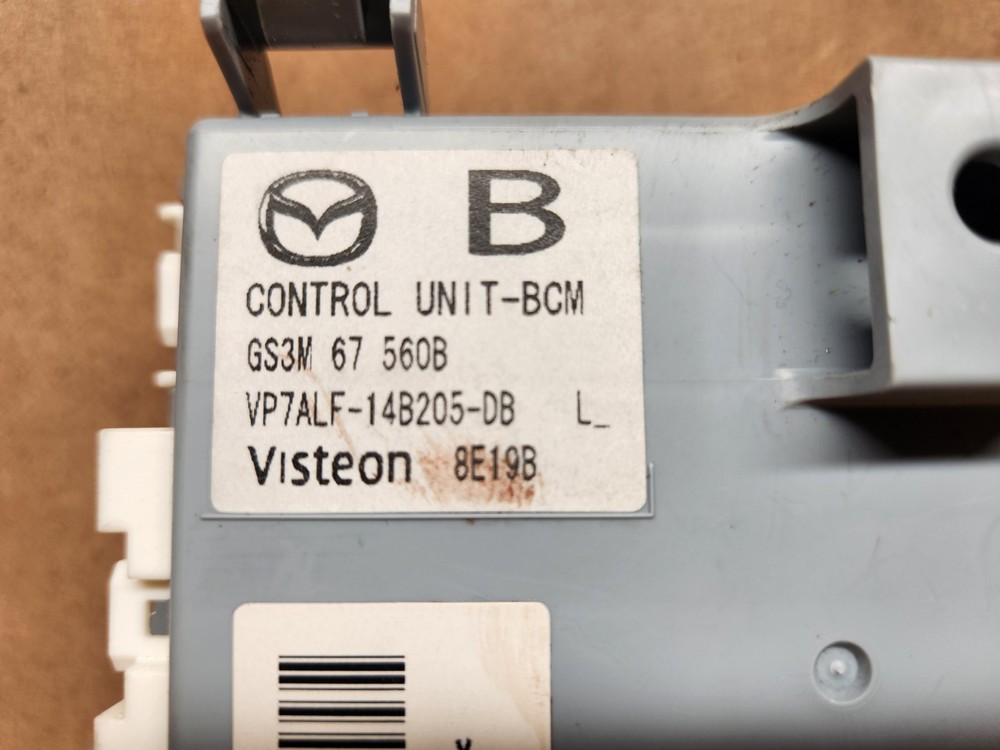 2009-2010 Mazda 6 BCM Body Control Module Part# GS3M67560B
